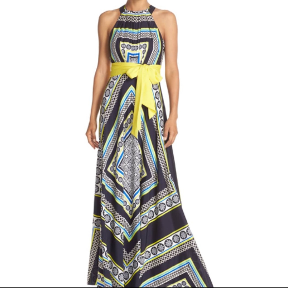 Eliza J | Scarf Print Maxi Dress NWT Size 4